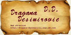 Dragana Desimirović vizit kartica